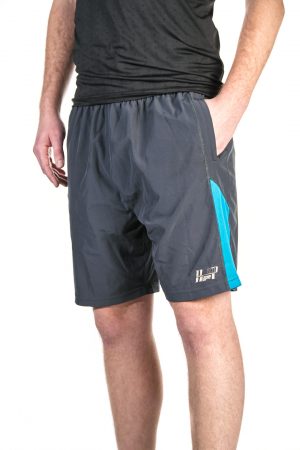 Lightweight Shorts Grey/Blue with Zip Pockets