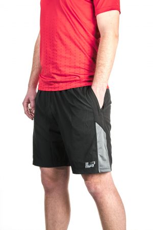 Lightweight Shorts Black with Zip Pockets