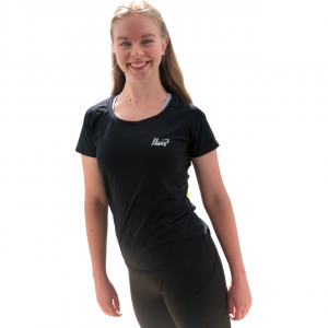 Women's Breathable Sport Fit T-Shirt Black