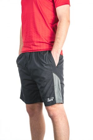 Lightweight Shorts Double Grey with Zip Pockets